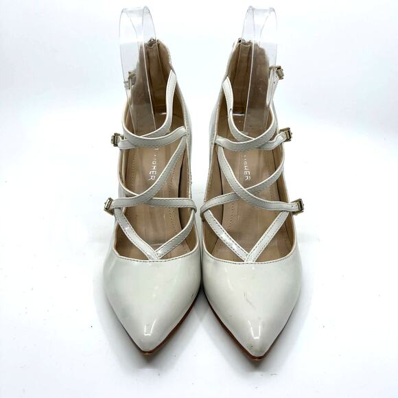 Marc Fisher Danger Strappy Pumps Patent Leather 6 US - Picture 3 of 10